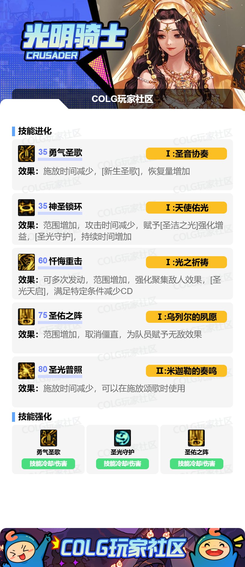 【攻略：技能定制】全职业技能定制测评与方案选择推荐：光明骑士（女）3
