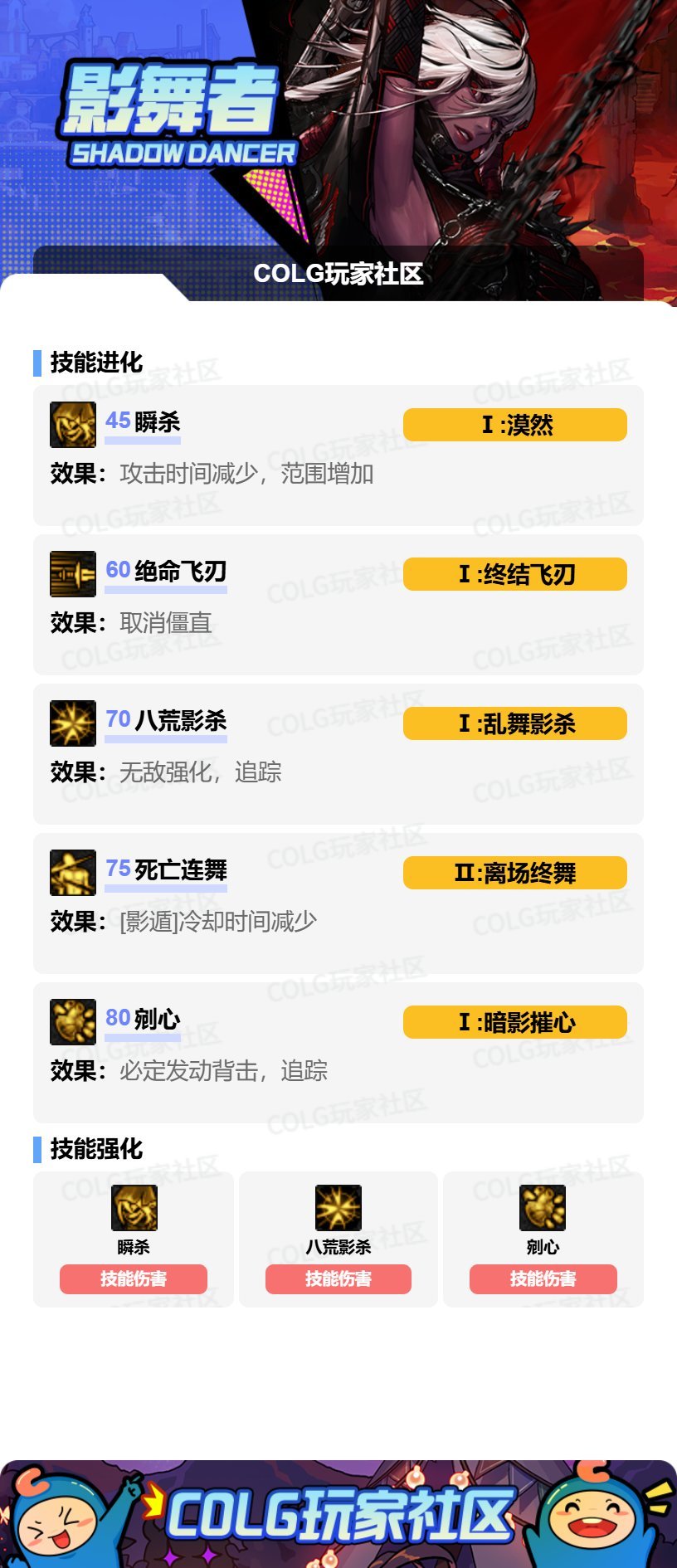 【115版本：职业百科】COLG全职业百科一一影舞者(更新至周年庆版本)4