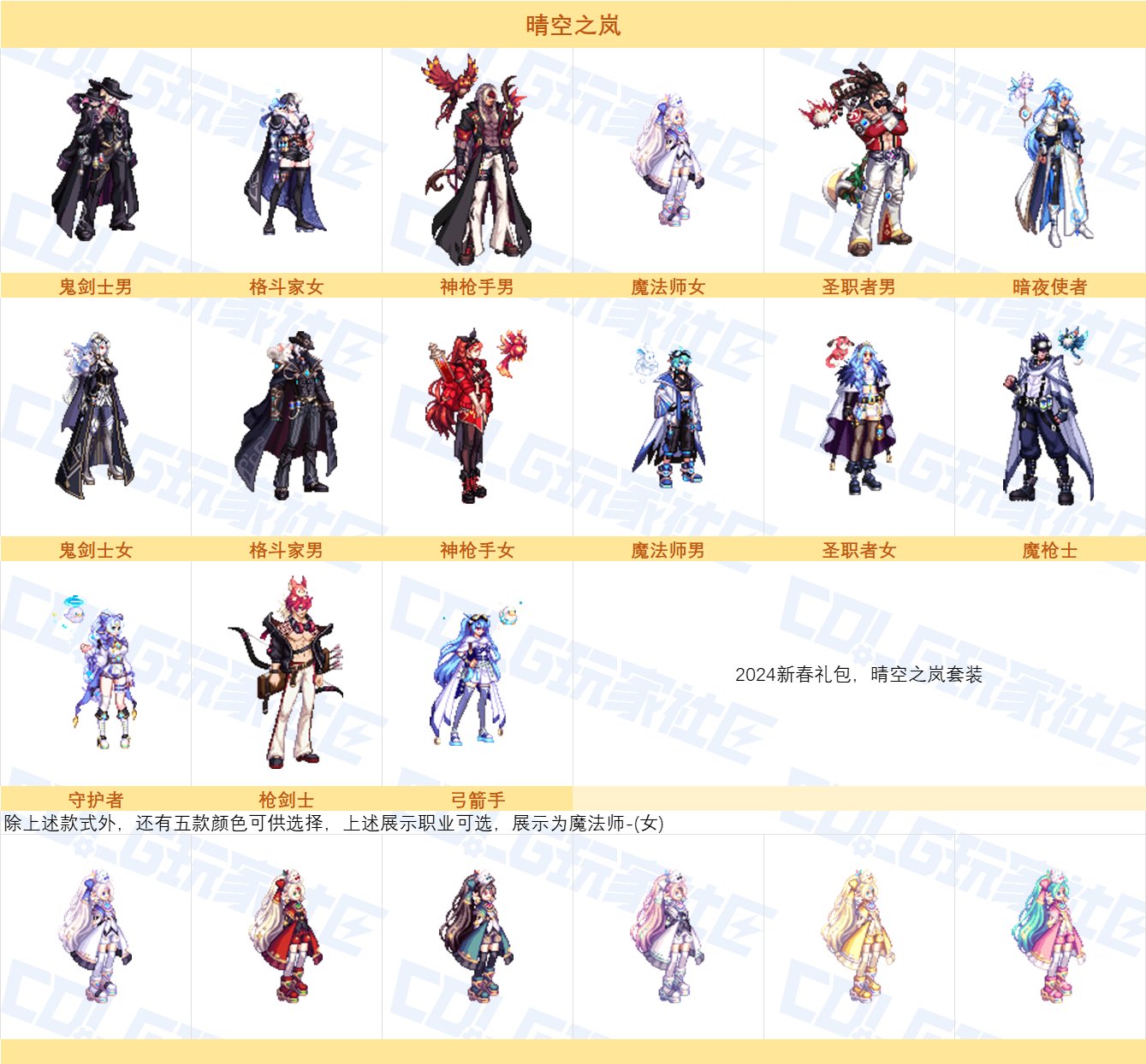 【图鉴：绝版时装】绝版时装下架依然能获取？！——周年庆可交易时装汇总展示图鉴8