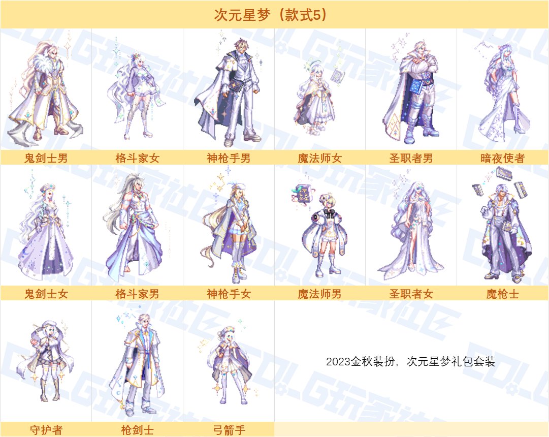 【图鉴：绝版时装】绝版时装下架依然能获取？！——周年庆可交易时装汇总展示图鉴35