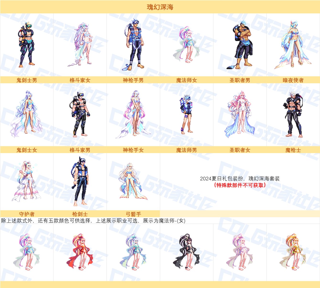 【图鉴：绝版时装】绝版时装下架依然能获取？！——周年庆可交易时装汇总展示图鉴18