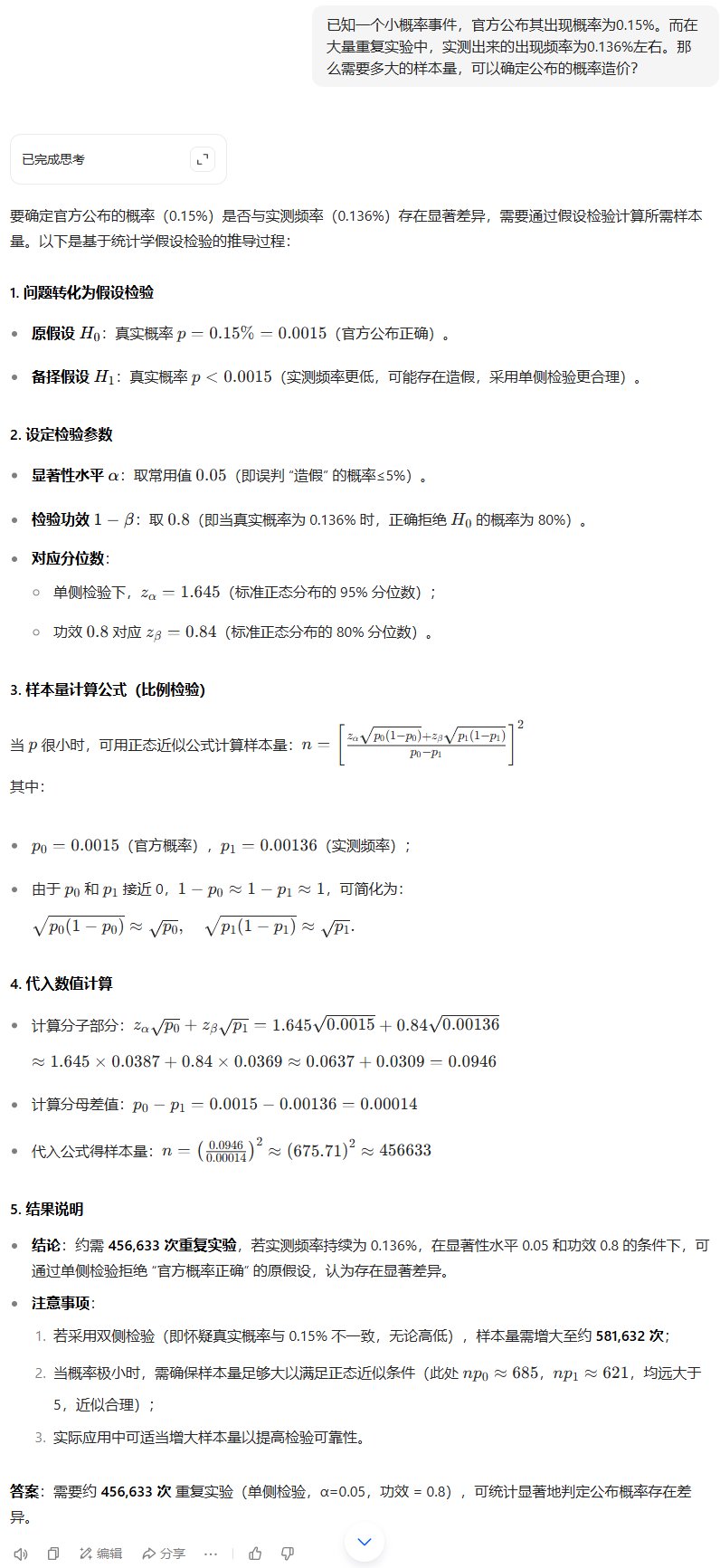关于公布的女神殿爆率问题2