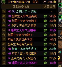 你们有多少角色是幸运套4