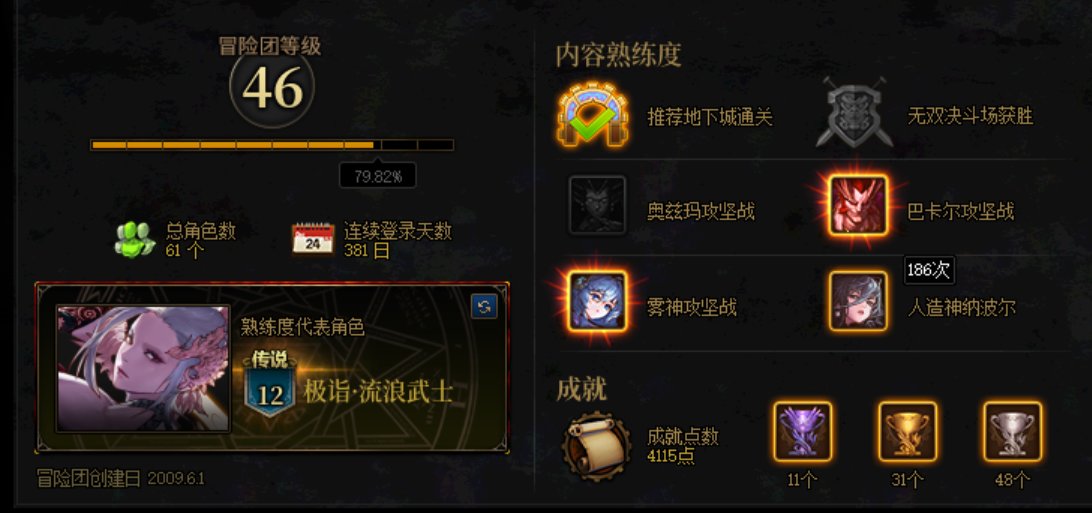 跨六召2个回归。我自带一个活跃一个回归1