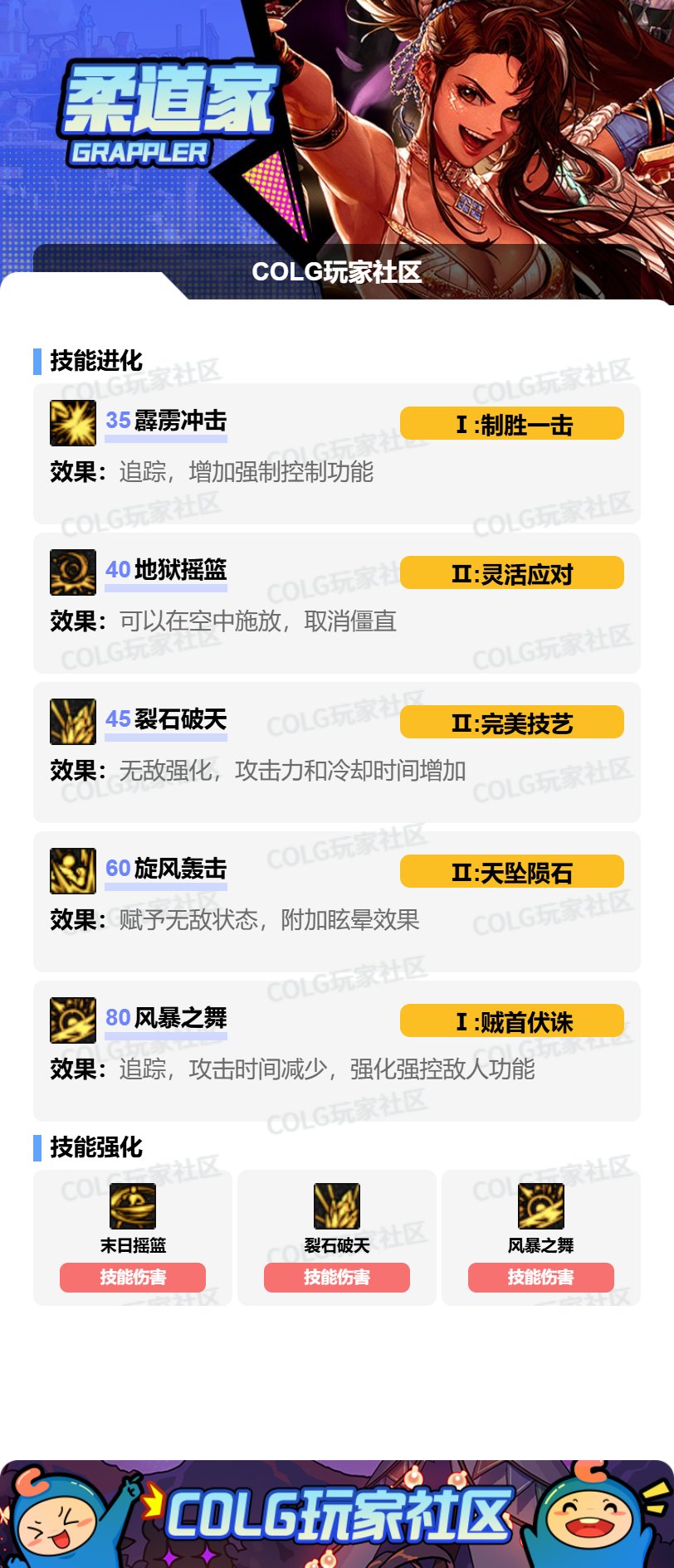 【攻略：技能定制】全职业技能定制测评与方案选择推荐：女柔道3