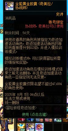新建了一个弓箭手角色怎么用黄金胶囊直升啊1
