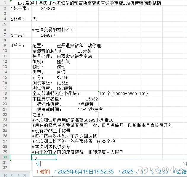 DNF端游周年庆版本最新海伯伦噩梦级搬砖收益测试4