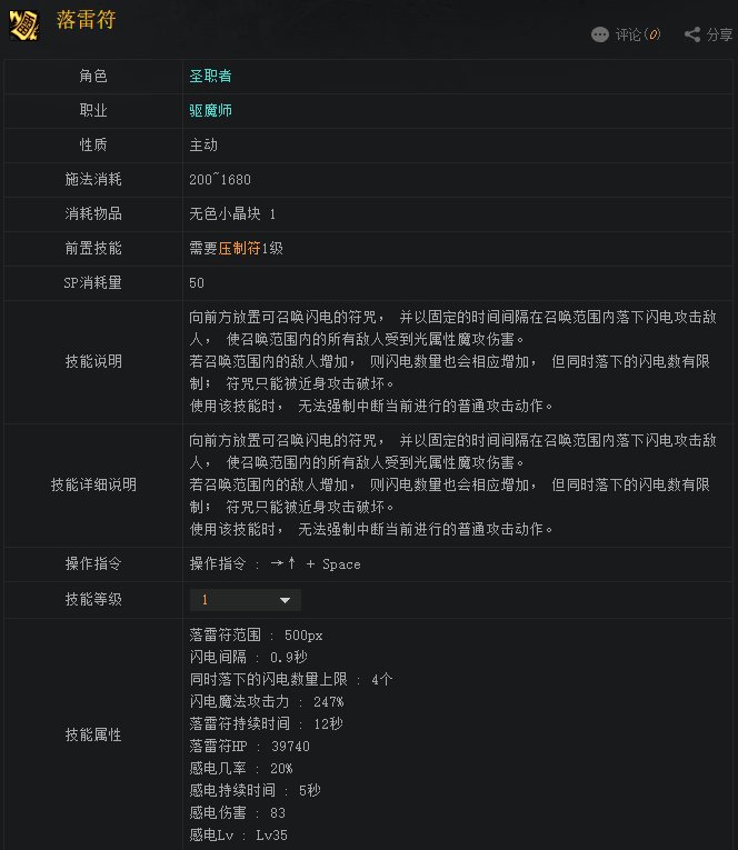才知道落雷符重做成了个诗1