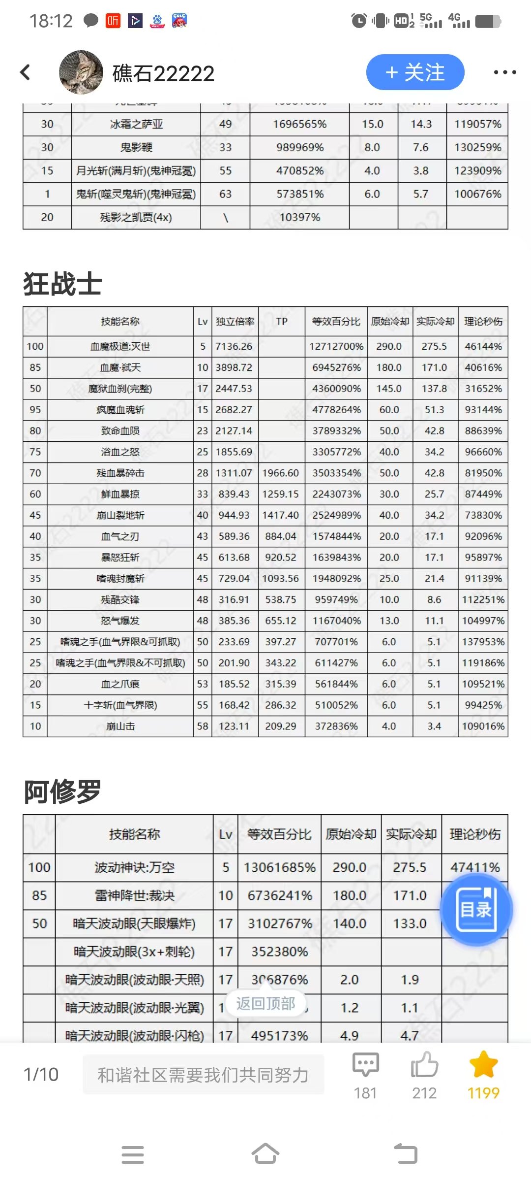 礁石表的数据应该合理分析，秒伤有时候没那么有用2