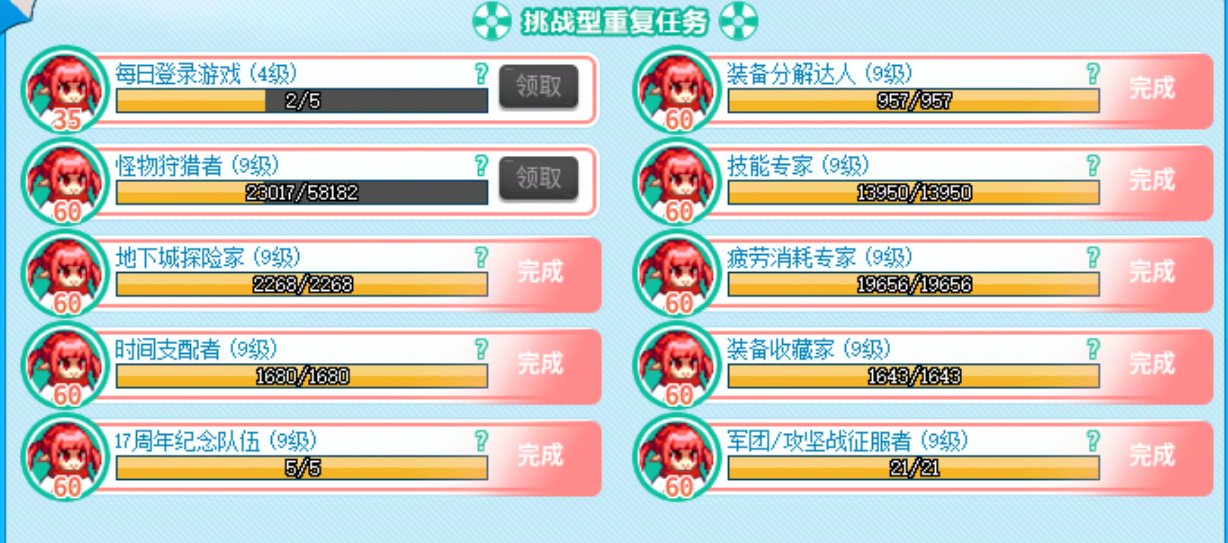 2W稀有灵魂达成 今天14206疲劳4