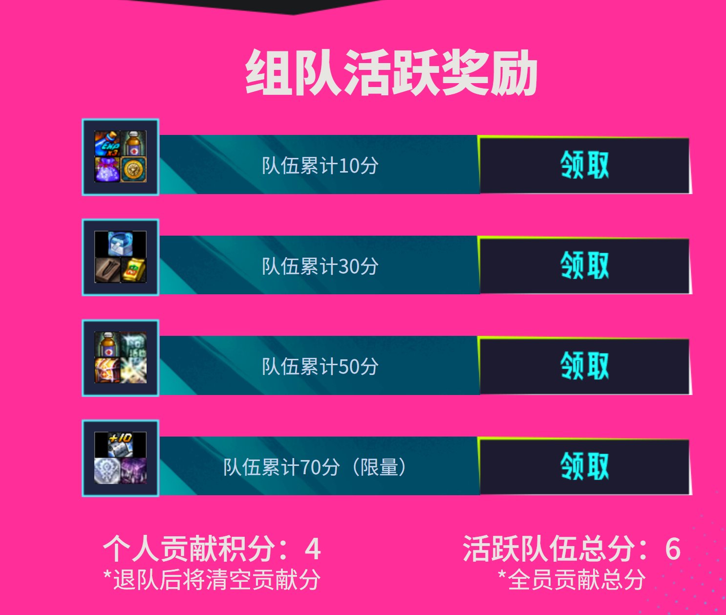 受不了了，为什么退队要清空个人积分1