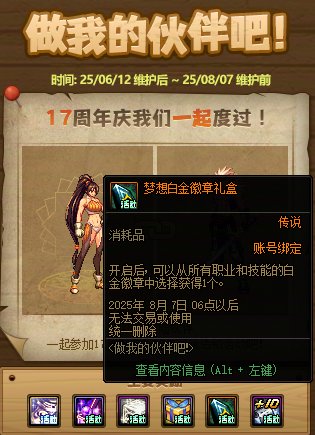 【攻略：白金徽章】17周年庆版本！全职业白金徽章+时装技能的选择参考4