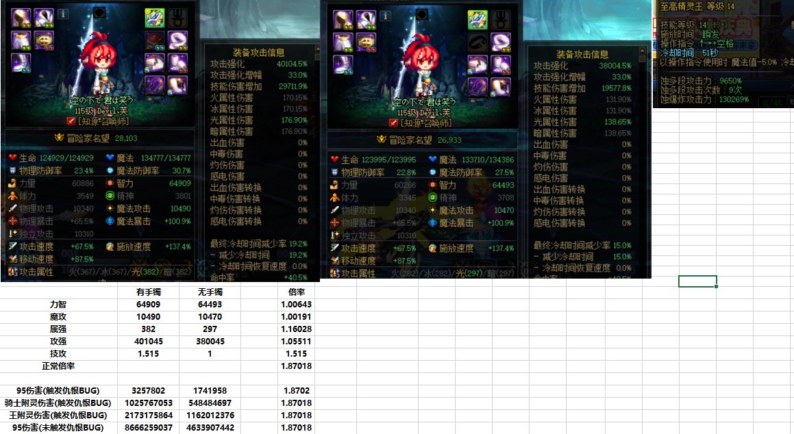 精灵王VP1 BUG实际为仇恨BUG的相关测试和结论7