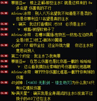 如何评价8W名望注水C1