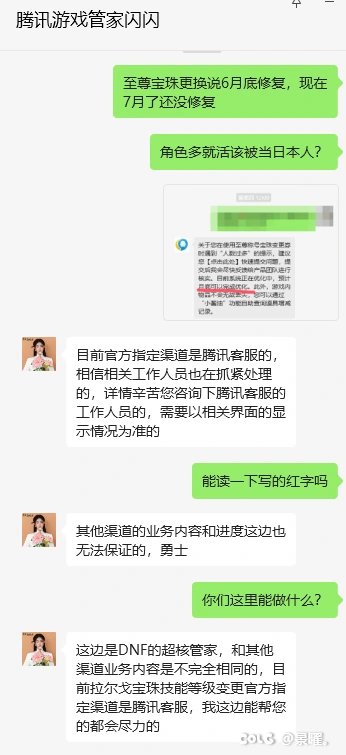 DNF的超核管家还不如AI以及普通客服4