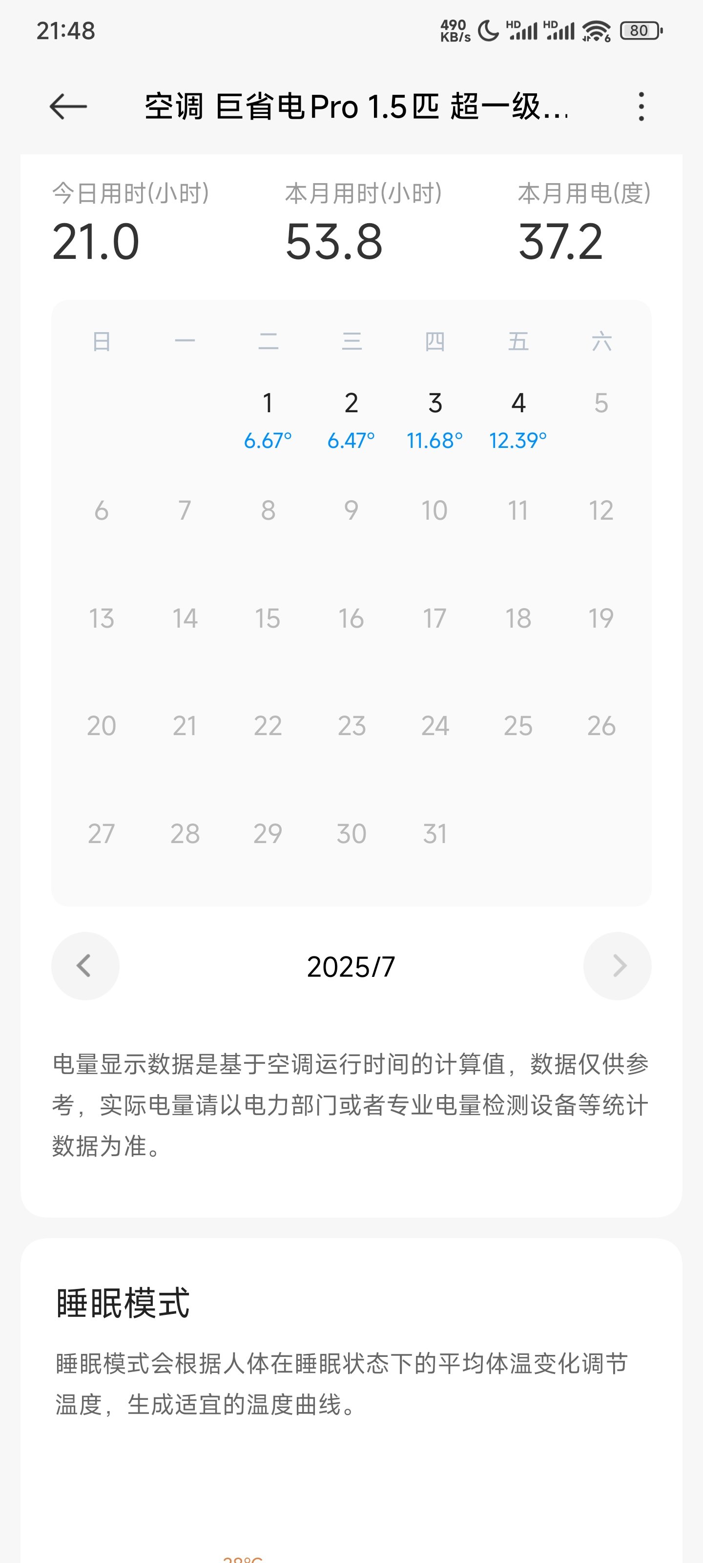 空调一直开 真的比断断续续用省电1