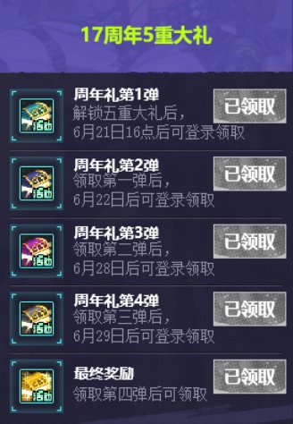 记得检查周年庆即将过期产物6