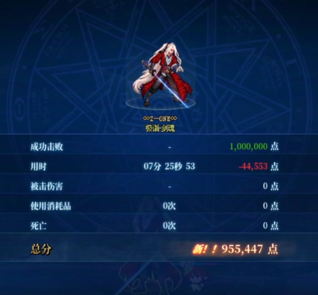 恭喜自己无伤全噩梦挑战1