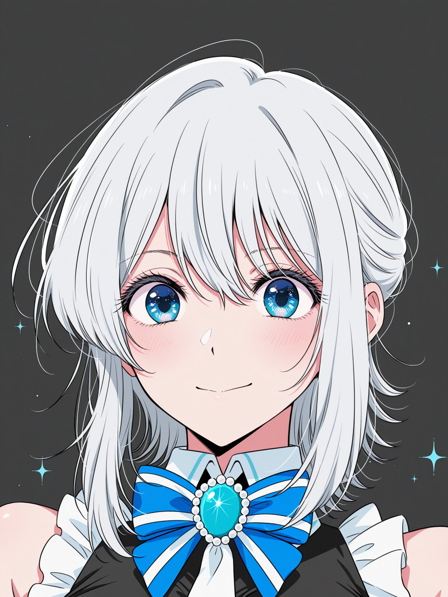粉毛和白毛美少女偶像1