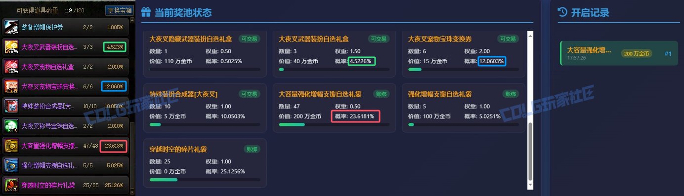 【攻略：刀剑神域】模拟抽SAO能一发入魂吗？浅析DNF不放回抽奖系统9