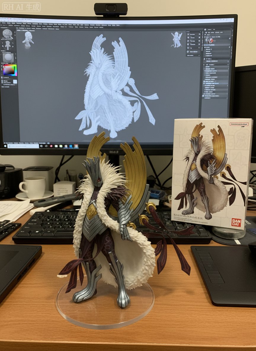 ai 生成桌面手办图片教程2