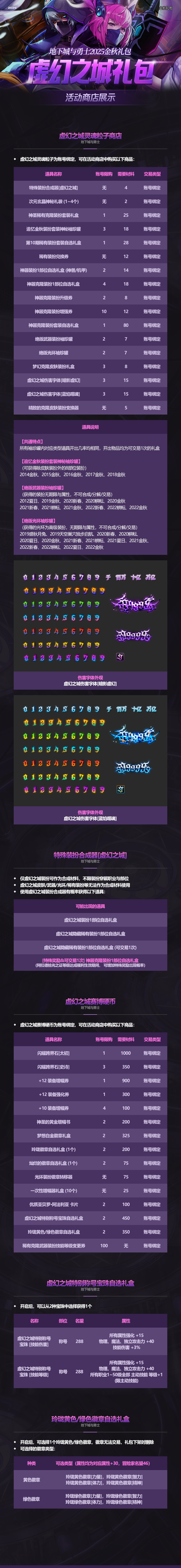 【爆料：2025金秋礼包】虚幻之城礼包（太初跨界/7技攻腰鞋&2增益腰鞋宝珠/拾光之证回归）7