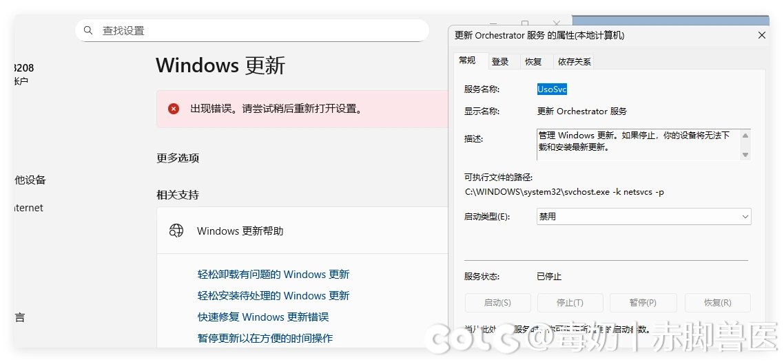 Win11系统更新问题【禁止系统更新】2