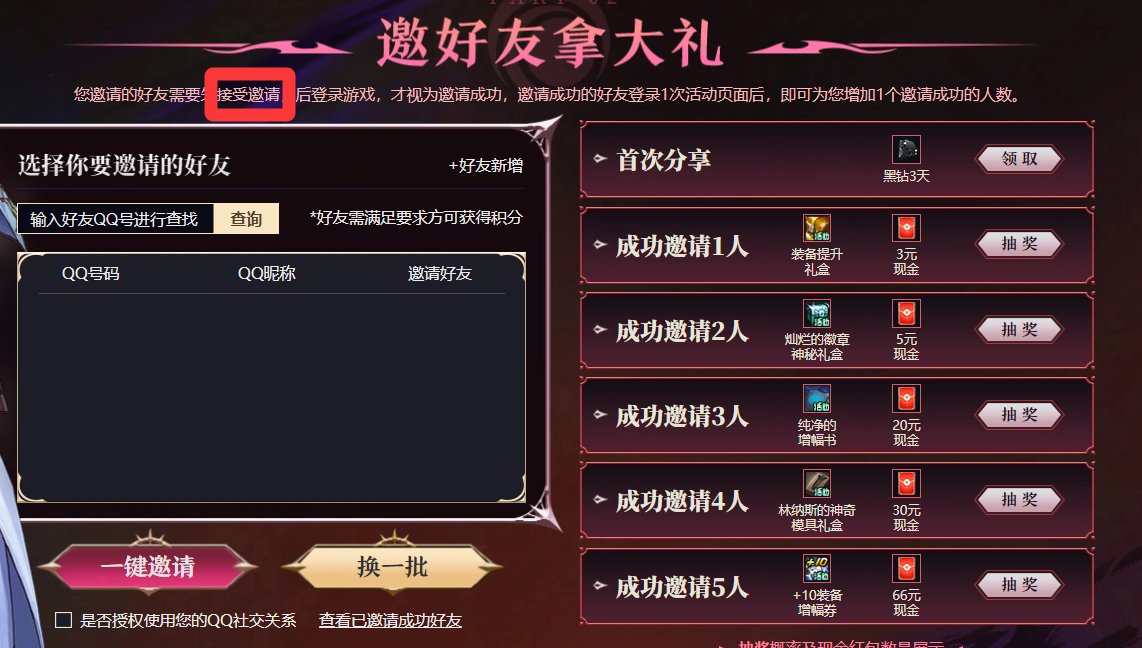 邀请好友拿大礼活动1