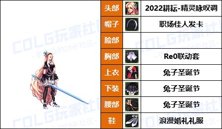 【暖暖】克劳萨，星见雅配方上新-《男/女鬼剑》韩服随选时装配方鉴赏-【第9期】36