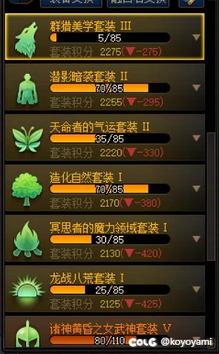 3月22号回坑的我玩到现在装备现状及目前对游戏看法5