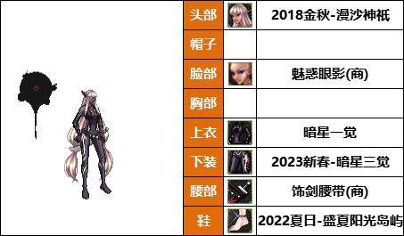 【暖暖】希尔瓦娜斯，莫莉卡上线-《暗夜/守护者》韩服随选时装配方鉴赏-【第9期】17