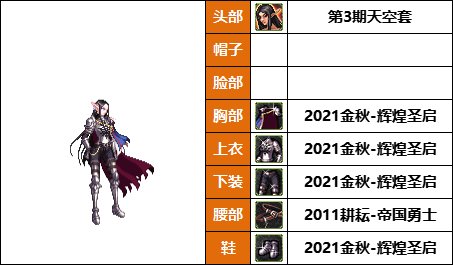 【暖暖】希尔瓦娜斯，莫莉卡上线-《暗夜/守护者》韩服随选时装配方鉴赏-【第9期】14