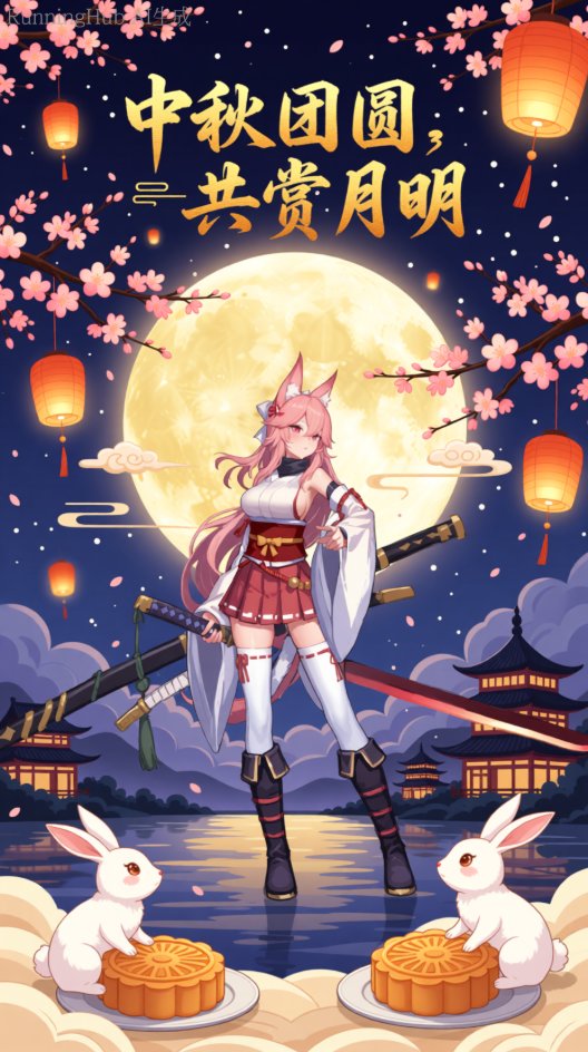【AI暖暖】中秋月圆，角色海报送祝福！1
