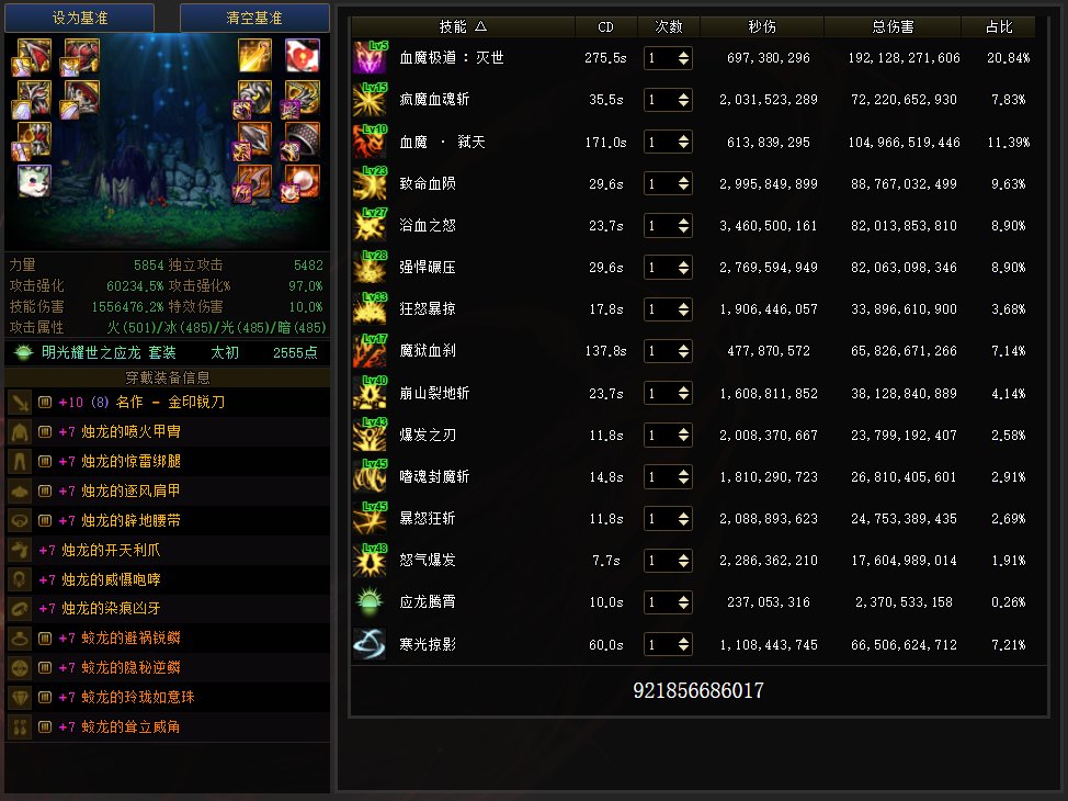 【攻略：名望分析】输出职业的名望区间伤害对比！现版本名望与伤害分析5