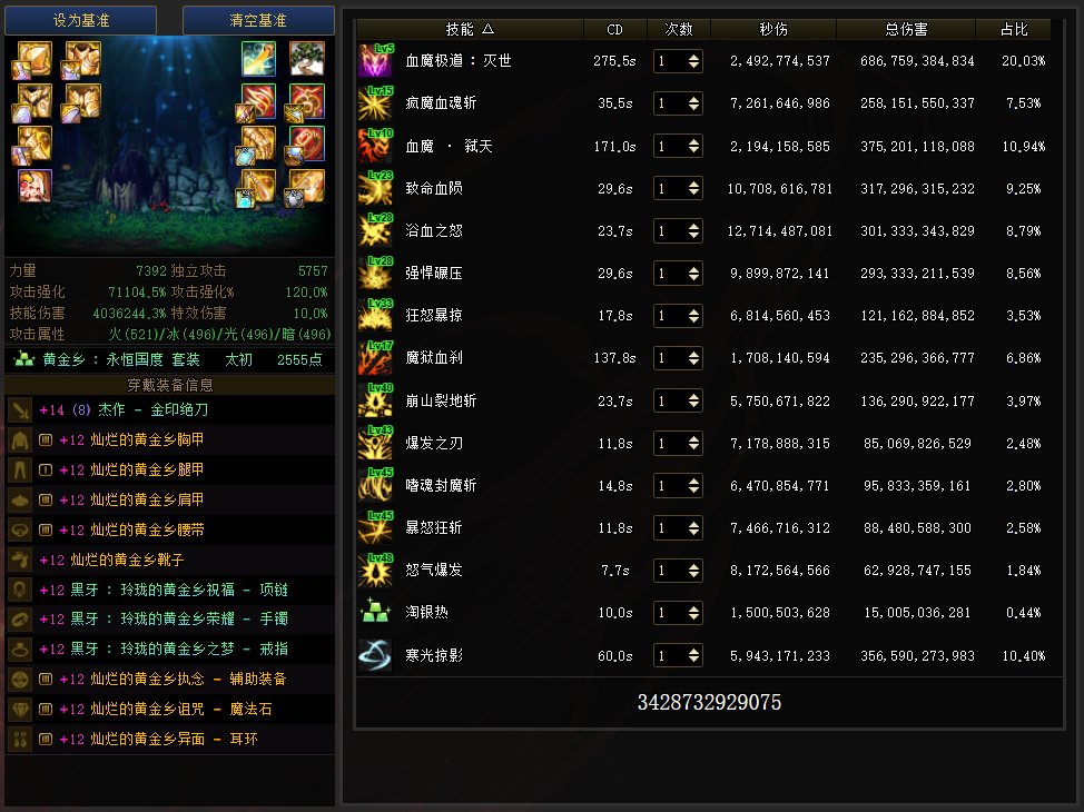 【攻略：名望分析】输出职业的名望区间伤害对比！现版本名望与伤害分析3