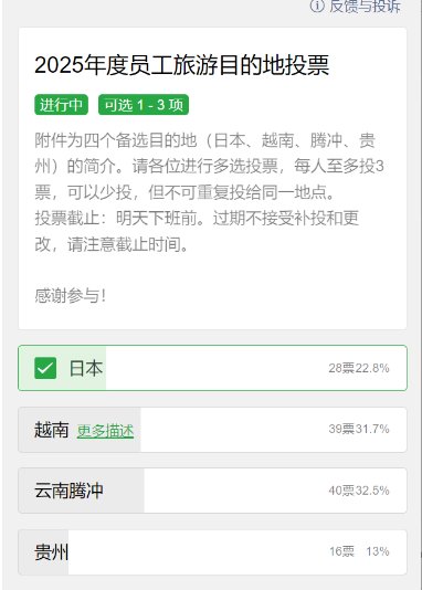 公司组织年度旅游1