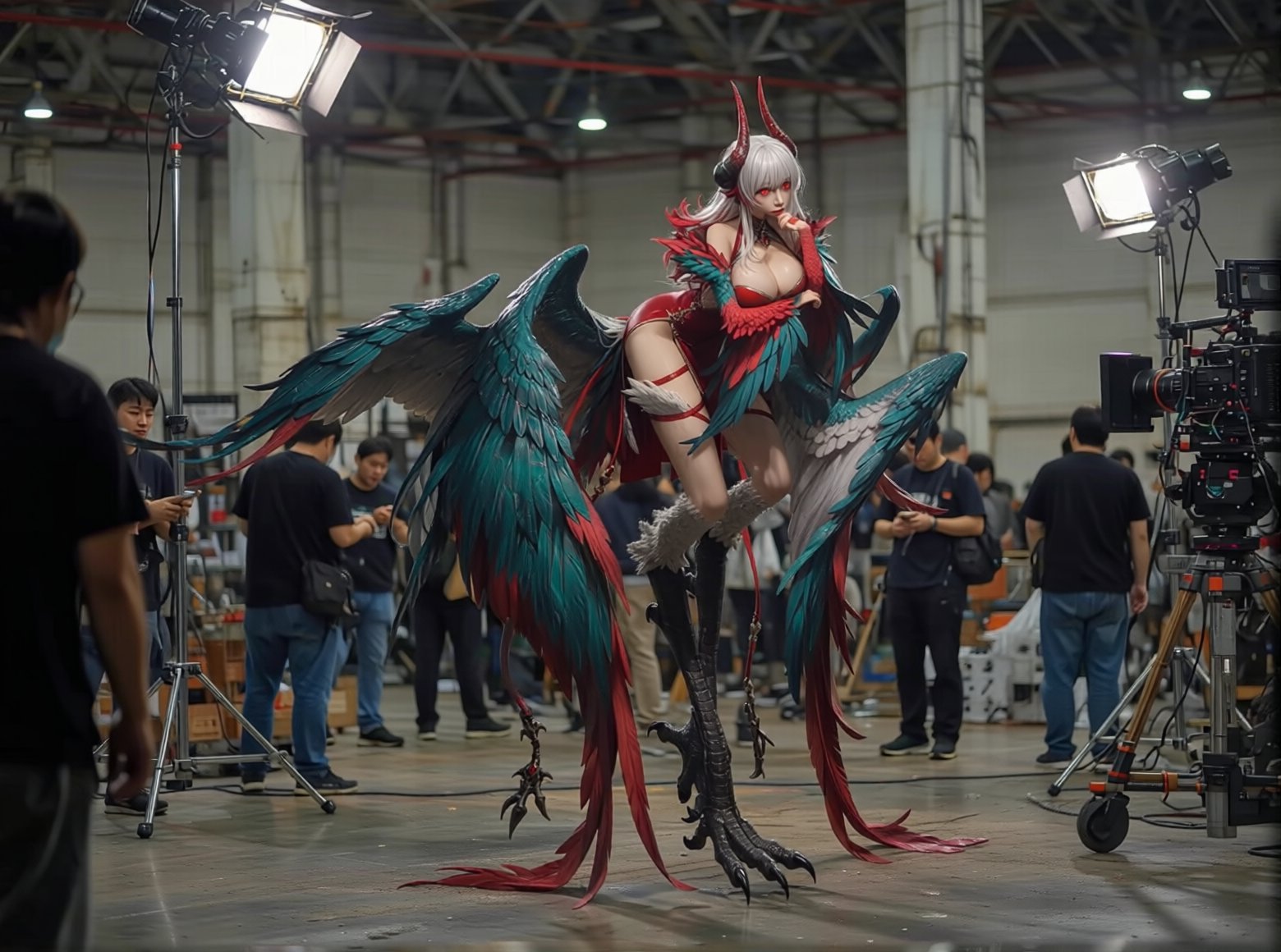 AI场照，重力之泉女NPC如果长这样的话你打几分4