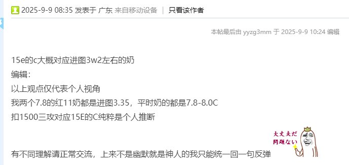 观奶碟觉得矛盾是因为玩奶心态不同产生的1