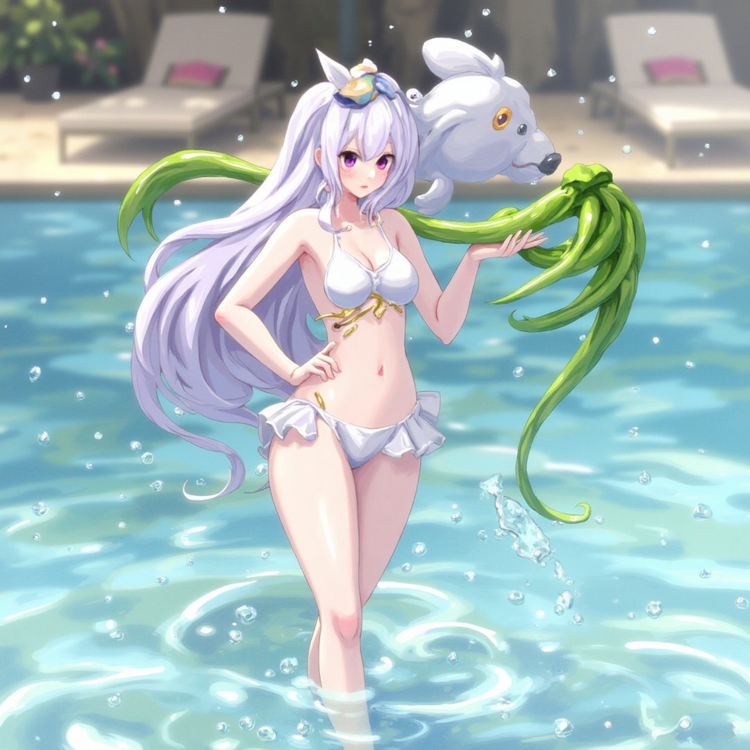 【AI实拍】泳装少女1