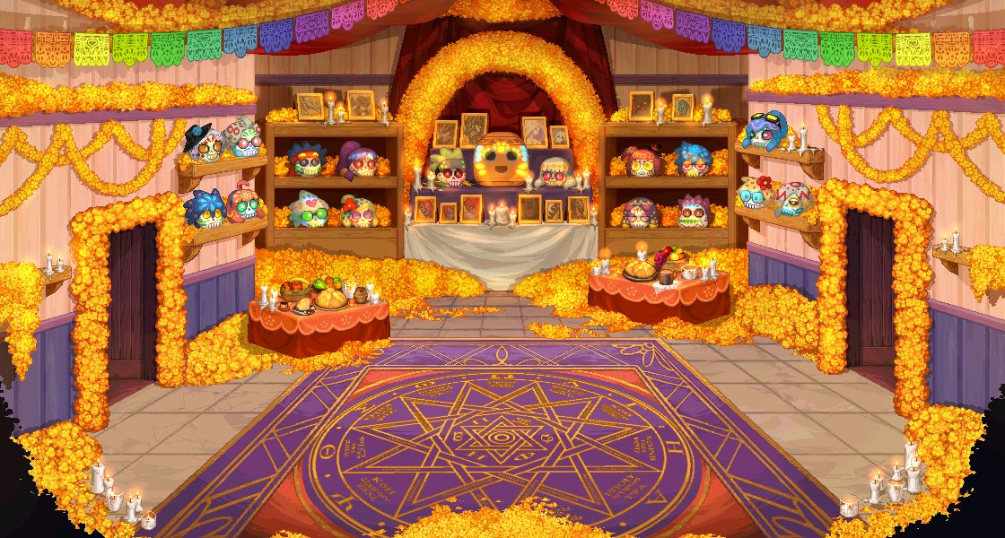 【外观图鉴：美服正式服1028版本】“Ofrenda”万圣节/奇美拉、协战师活动/通行券外观一览3