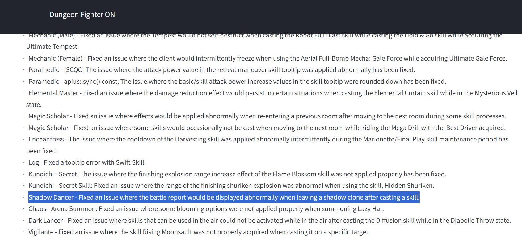 韩正修复鹦鹉伤害报告中追影系列4个技能在使用追影步后伤害分别统计两个bug.忍者2刺客11