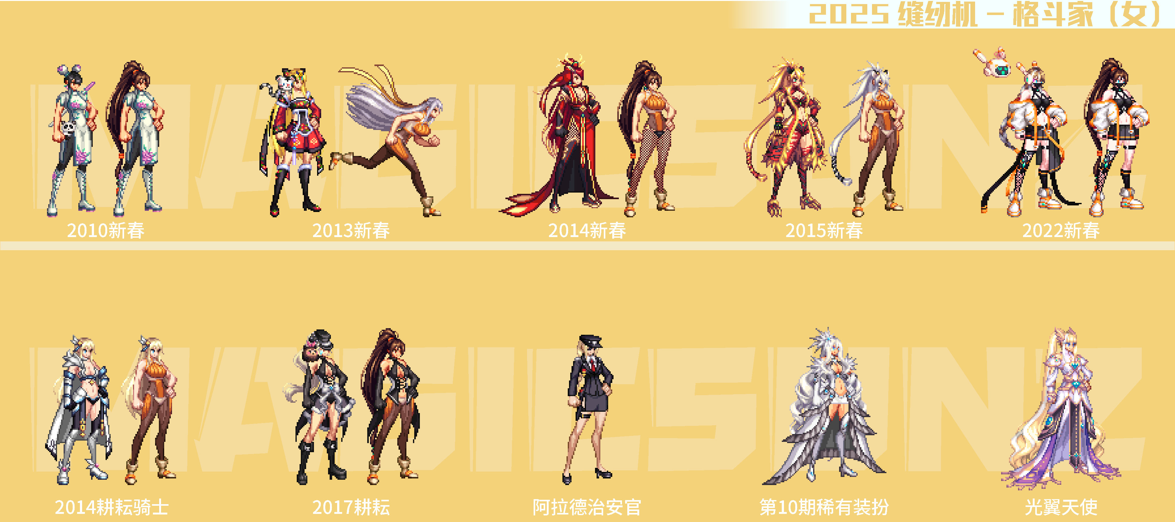 【暖暖:缝纫机】2025奇迹缝纫机返场优质装扮推荐(上)——鬼剑士/格斗家/男枪手5