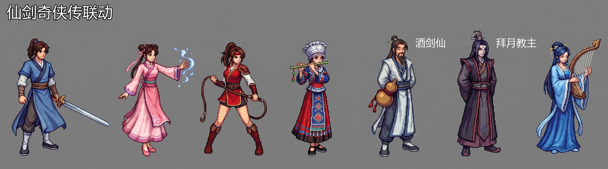 凡人、仙剑、漫威、lol、疑似联动泄露（AI）2