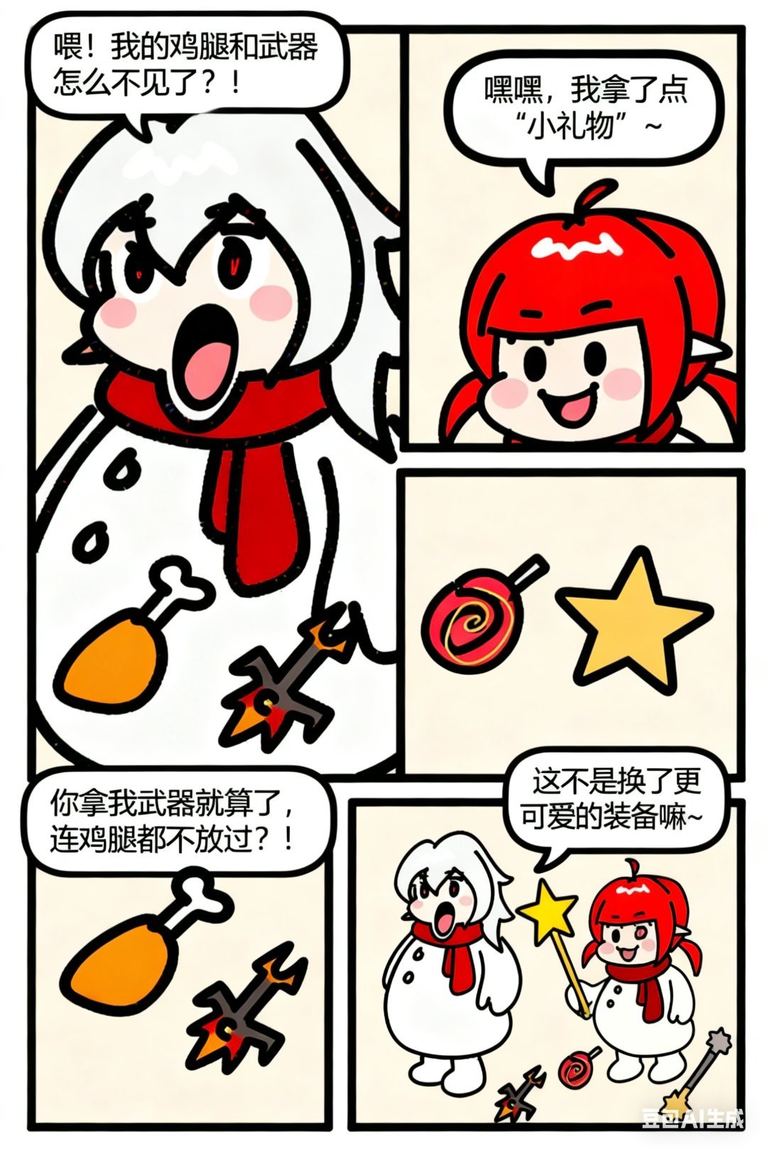【AI绘画鉴赏 第三期】AI漫画还能这么玩？漫画配文大赛作品一览7
