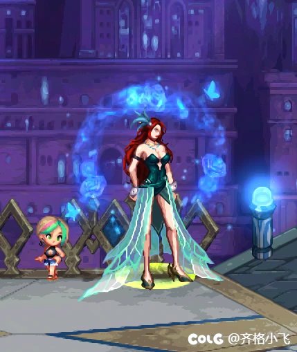 英雄联盟厄运小姐——深海奇域皮肤cos2