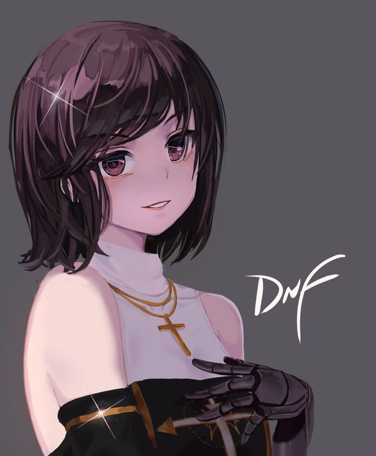 画了三个女圣职,封面草图~能支持下还在坚持画DNF的人类画师吗QAQ2