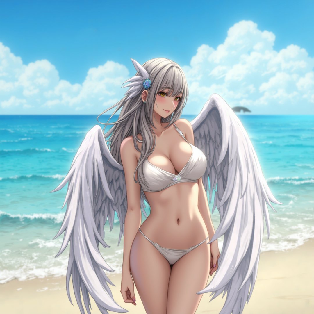 【AI实拍】泳装少女1