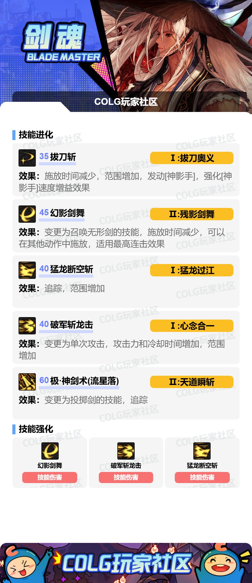 【115版本：职业百科】COLG全职业百科一一剑魂(更新至世界领主版本)11