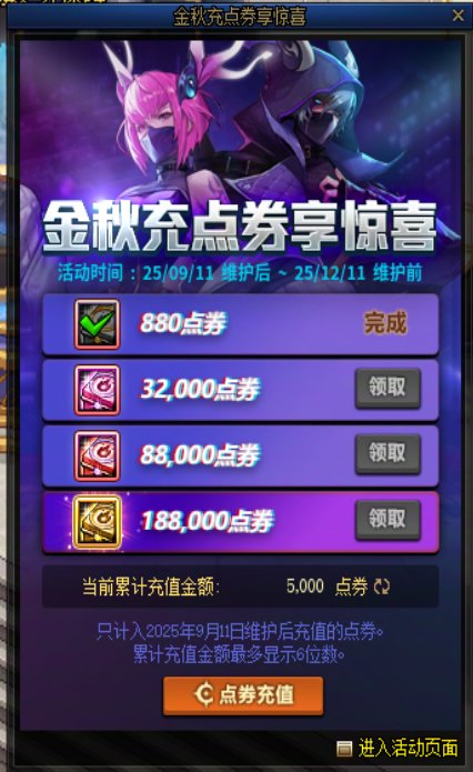 关于充值活动的话题1