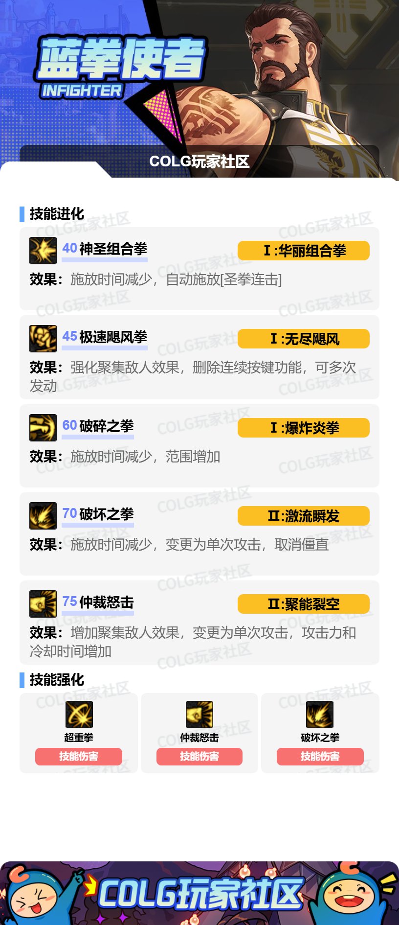 【115版本：职业百科】COLG全职业百科一一蓝拳使者(更新至世界领主版本)6